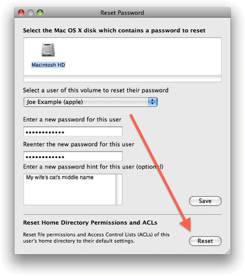 Permissions Reset For Mac